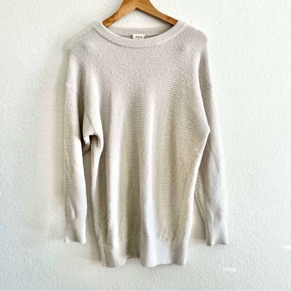 Aritzia Wilfred Free Cream Crewneck Sweater Sz XXS